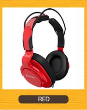 Superlux HD661  RED　レッド　モニターヘッドホン
