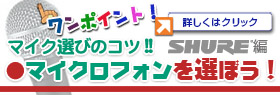 マイク購入のコツ！マイクロフォンについて‥