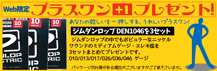 Web限定 ダンロップギター弦 プレゼントキャンペーン