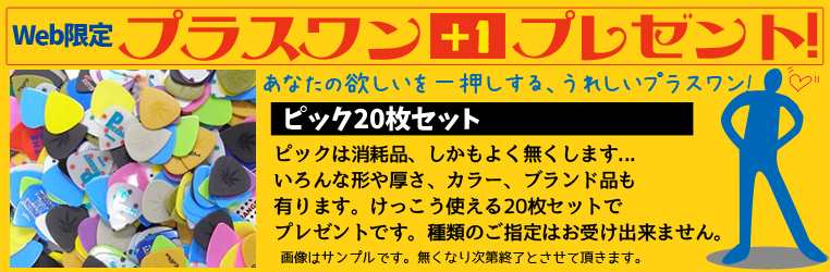 Web限定 ピック20枚セットプレゼント キャンペーン