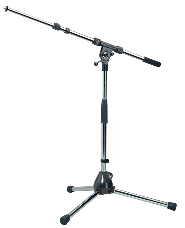 KM ( ケーアンドエム ) 25900 (1本) ◇ ショートマイクスタンド ( ブームスタンド ) クローム | ワタナベ楽器店 ONLINE  SHOP