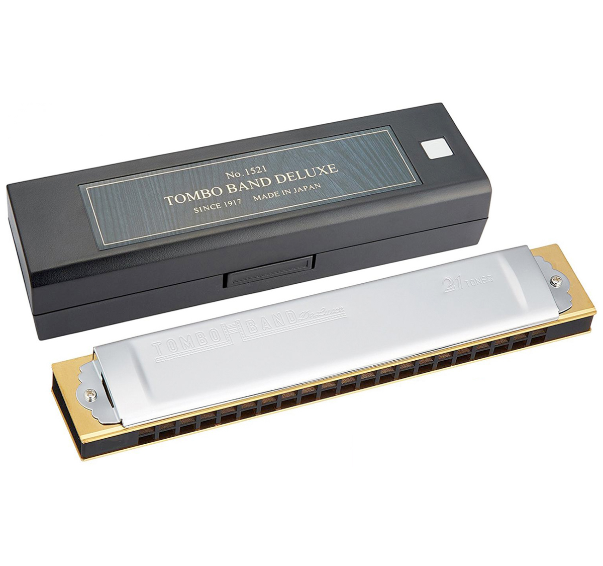 TOMBO トンボ 1521 F＃m 特製 トンボバンド 複音ハーモニカ 21穴 No