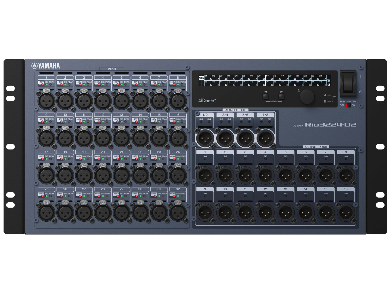 YAMAHA ヤマハ Rio3224-D2 ◇ Dante対応 I/O ラックアナログ32 YAMAHA ヤマハ Rio3224-D2 ◇ Dante対応 I/O ラックアナログ32