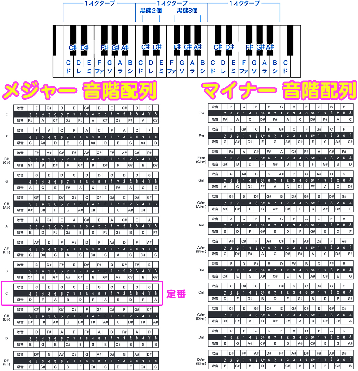 SUZUKI スズキ C♯調 SUA-23 23穴 複音ハーモニカ スタンダード
