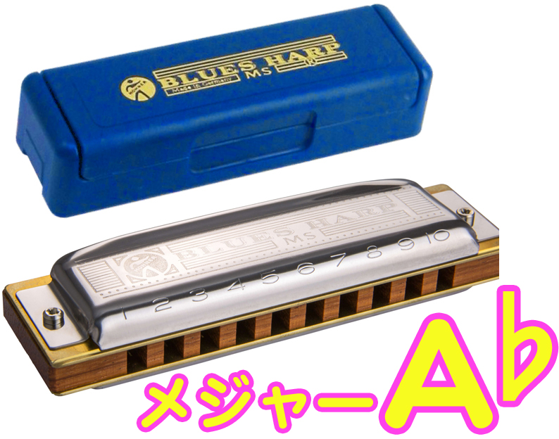 HOHNER ホーナー A♭ Blues Harp MS 532/20 ブルースハープ 10穴