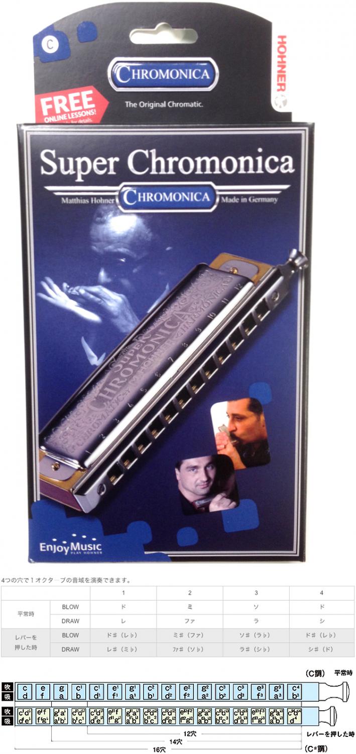 HOHNER ホーナー G調 Super Chromonica 270 クロマチック