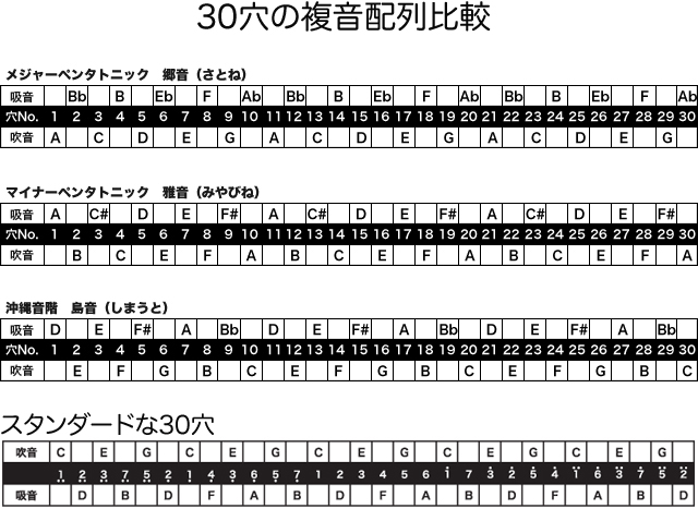 TOMBO ( トンボ ) No.3330 雅音 みやびね 民謡ハーモニカ 30穴