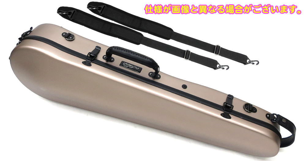 Carbon Mac ( カーボンマック ) CFV-2S S-CPG サテン シャンパンゴールド バイオリン ケース リュック 4/4 3/4  ハードケース violin case 北海道 沖縄 離島 同梱 代引き不可 送料無料! | ワタナベ楽器店 ONLINE SHOP