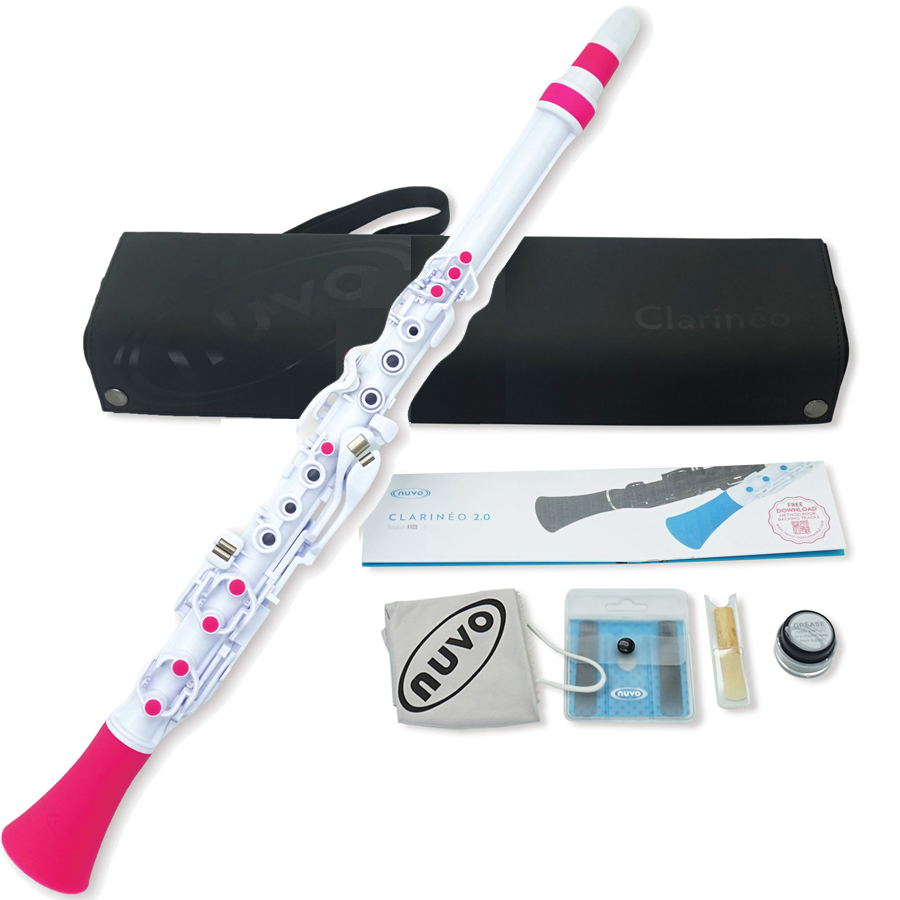 お気にいる nuvo CLARINEO クラリネオ WHITE PINK pillasport.ru