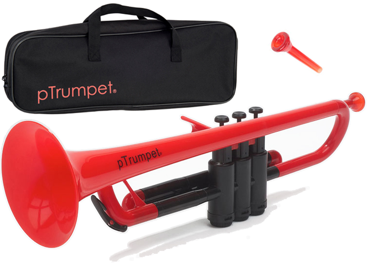 PINSTRUMENTS PTRUMPET1R レッド pTrumpet プラスチック トランペット