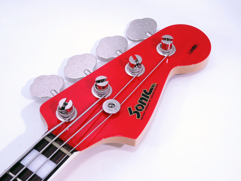 Sonic JB-360 Ash / Rosewood Fingerboard (See-through Red) 20 Sonic JB-360 Ash / Rosewood Fingerboard (See-through Red) 20
