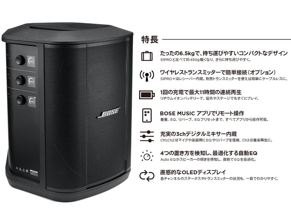 BOSE ボーズ S1 Pro + (プラス) と S1 Pro Backpack セット 専用