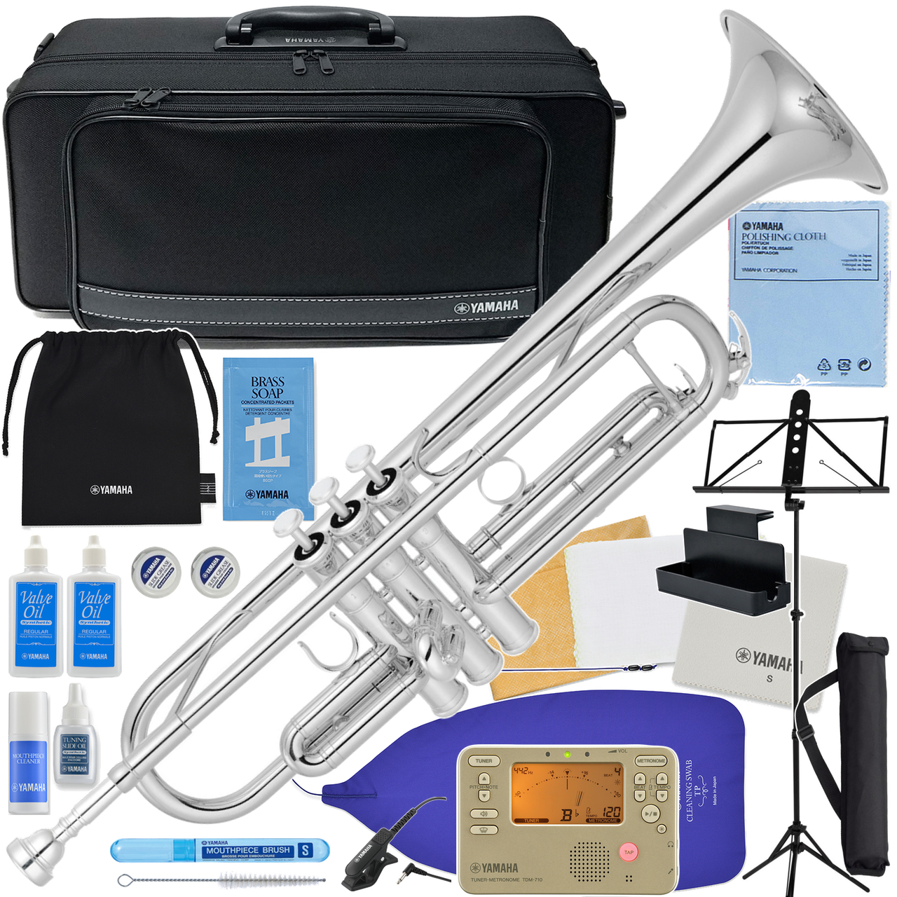 YAMAHA YTR-4335G トランペット 日本製 赤ベル ゴールド 付属品 楽天