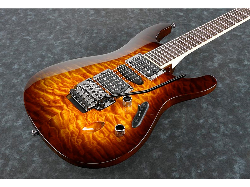 Ibanez ( アイバニーズ ) S670QM DEB エレキギター 薄ボディ Sシリーズ