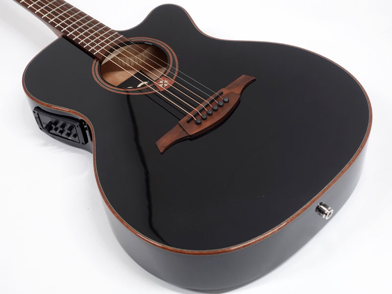 LAGギター　T118ACE-BLK アコギ　黒 LAG 【数量限定特価】【史上最大決算セール】TRAMONTANE T118ACE