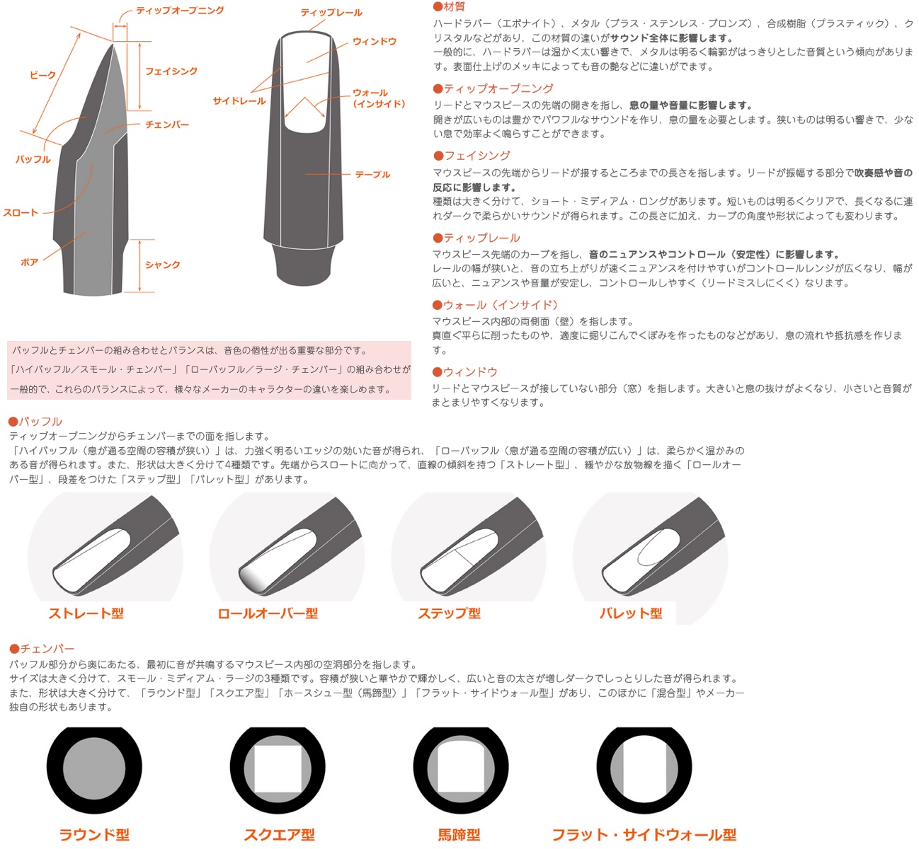 vandoren ( バンドーレン ) SM822E T6 テナーサックス マウスピース