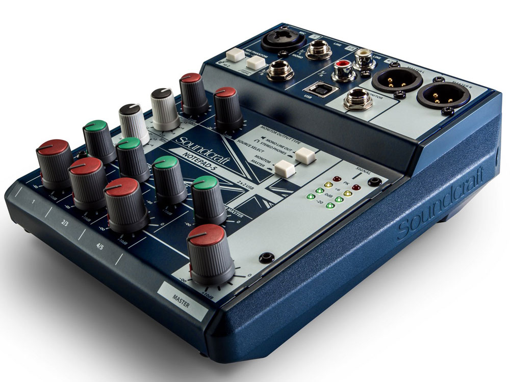 Soundcraft Notepad-8FX USBオーディオインターフェース