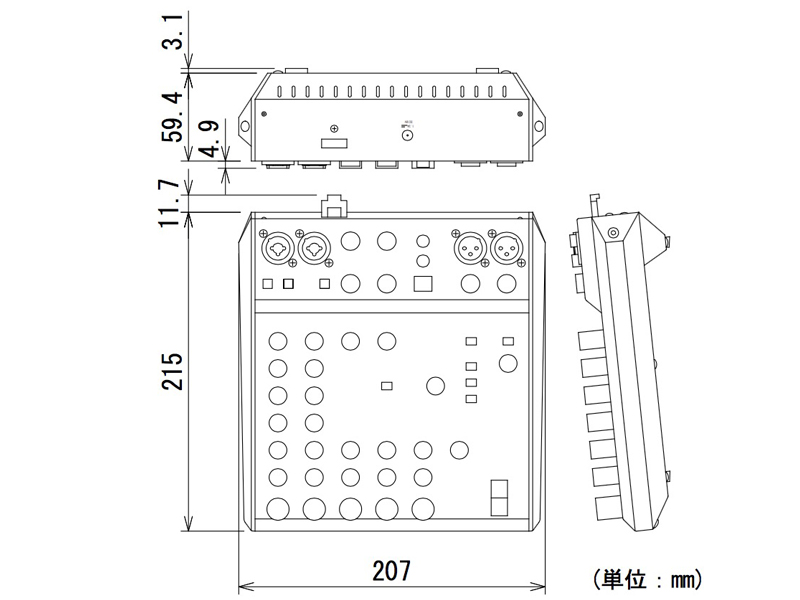 SOUND CRAFT ( サウンドクラフト ) Notepad 8FX ◇ 8ch小型ミキサー