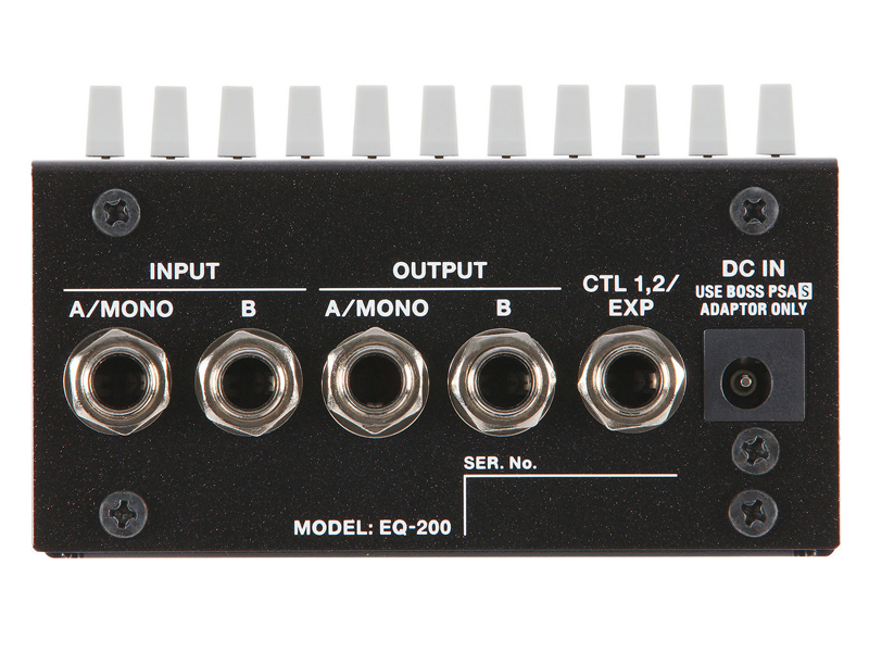 BOSS ボス EQ-200 Graphic Equalizer【箱ボロ特価品】 | ワタナベ楽器