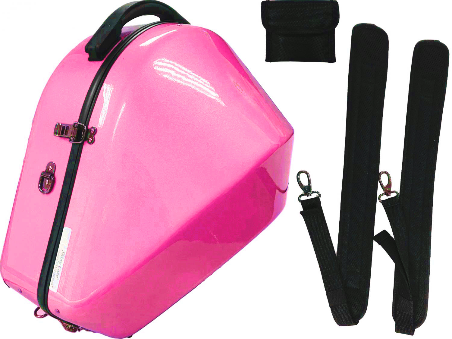 フレンチホルンケース ピンク CCシャイニーケース II ベルカット フレンチホルン ケース ホット