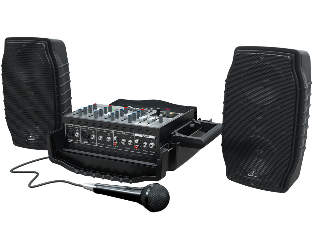 ［スタンド付］EUROPORT PPA200 ポータブルPAシステム Amazon.com: Behringer EUROPORT PPA200 Ultra-Compact 200 Watt