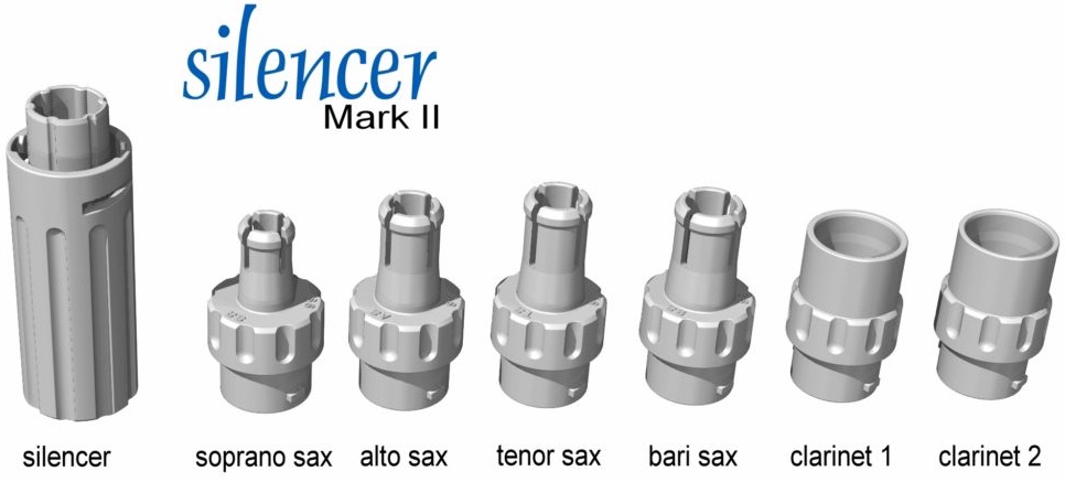jazzlab The SILENCER Mark II リード楽器 アルトサックス マウス