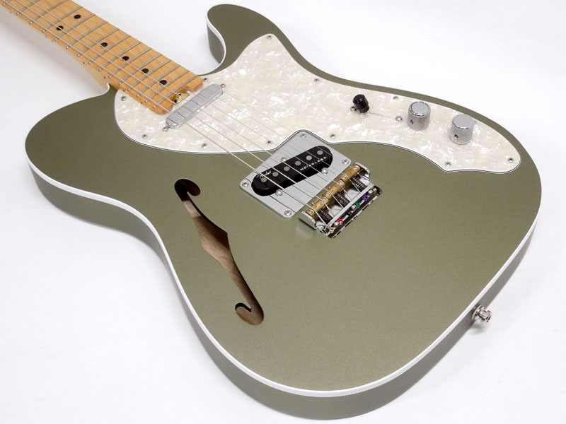Fender フェンダー American Elite Telecaster Thinline / Satin Jade