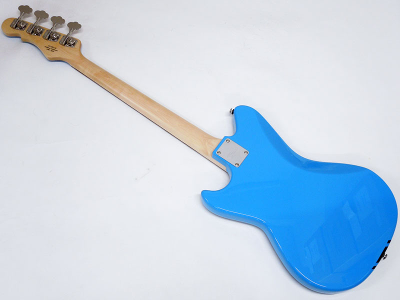 G&L USA Limited Edition Fallout Bass Miami Blue with Black Racing