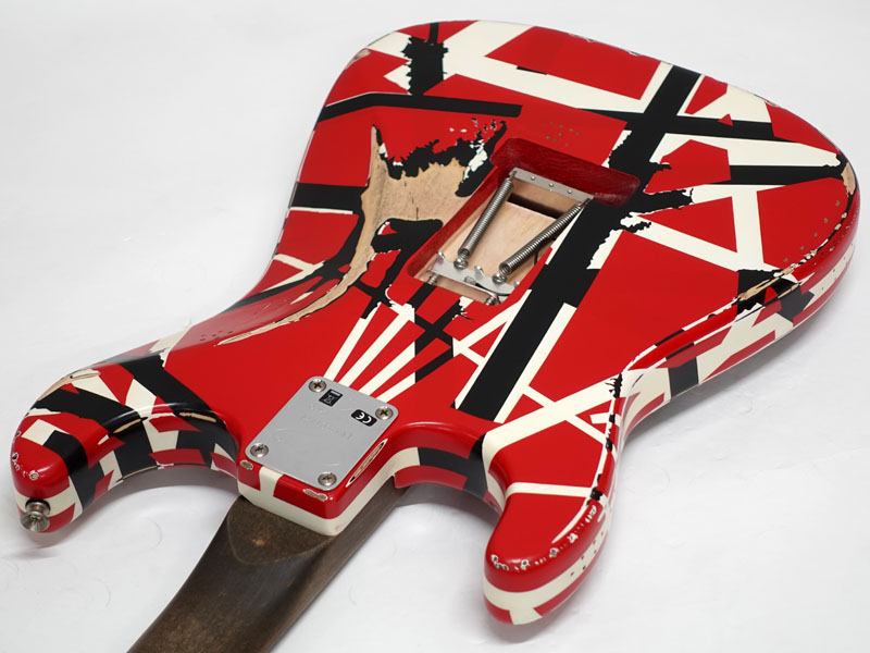 EVH イーブイエイチ Striped Series Frankie Red with Black