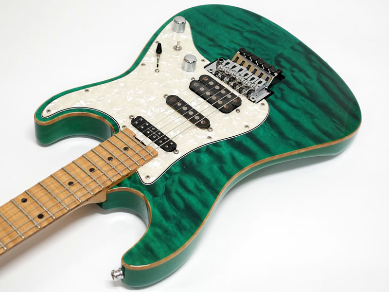 SCHECTER シェクター EX-4-22-CTM-FRT / See-Thru Green < Used / 中古