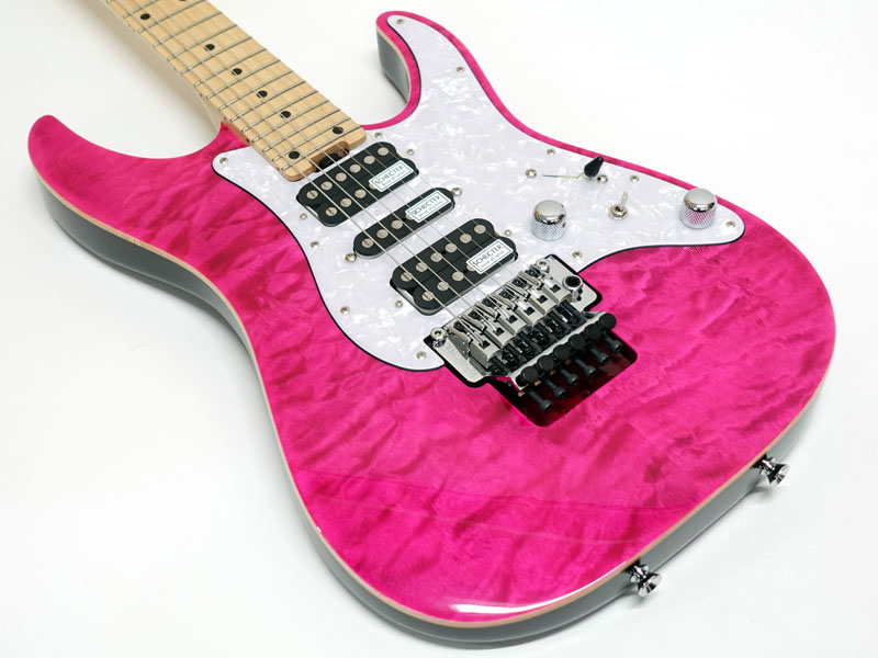 SCHECTER シェクター SD-2-24-AL PINK / M 日本製 エレキギター 送料