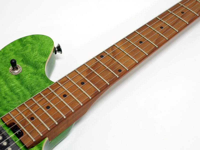 EVH ( イーブイエイチ ) Wolfgang Standard Quilt Maple Top / Baked Maple Fingerboard  / Transparent Green | ワタナベ楽器店 大阪店