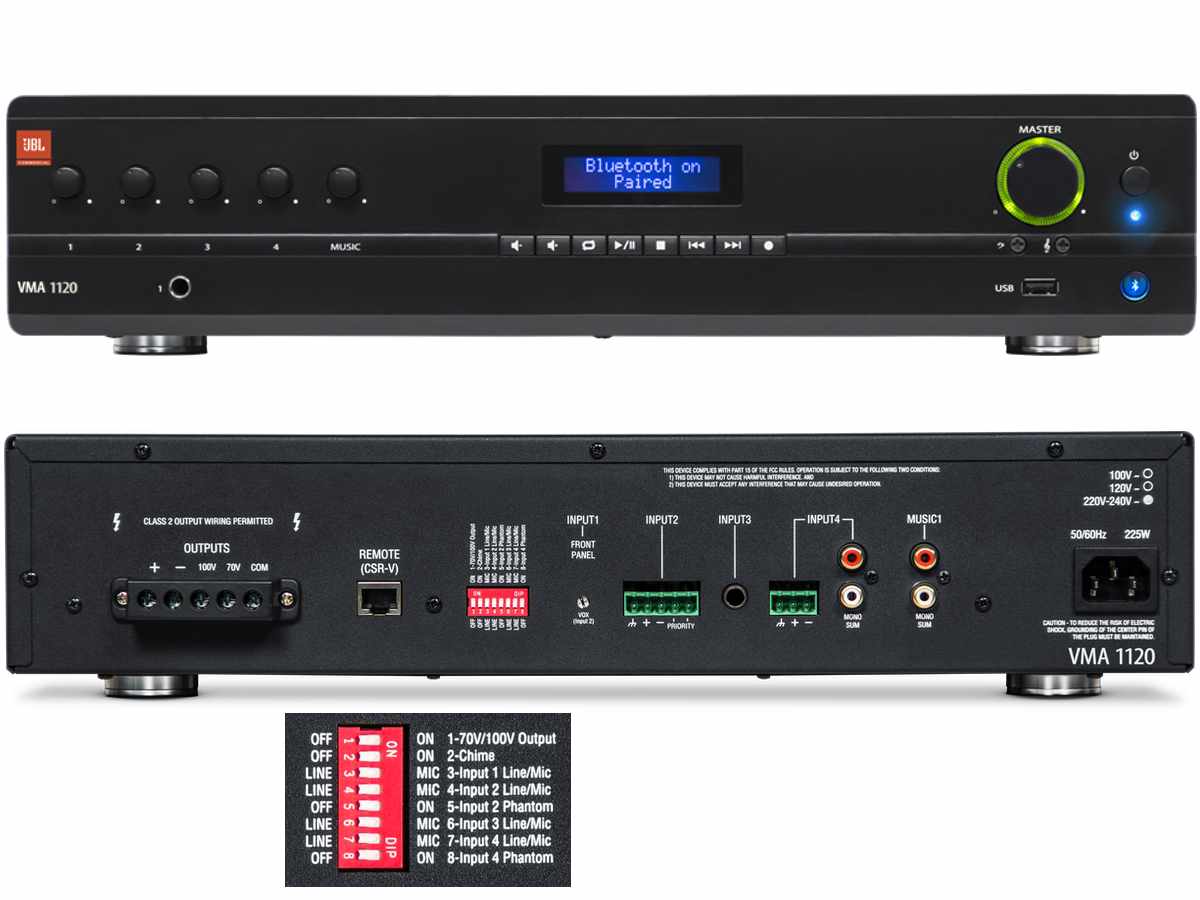 JBL ジェイビーエル VMA 1120 ◇ モノラル パワーアンプ 1ch 120W ハイ