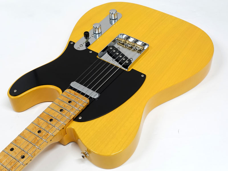 K.Nyui Custom Guitars KNTE Bird's eye Maple Neck / Butterscotch