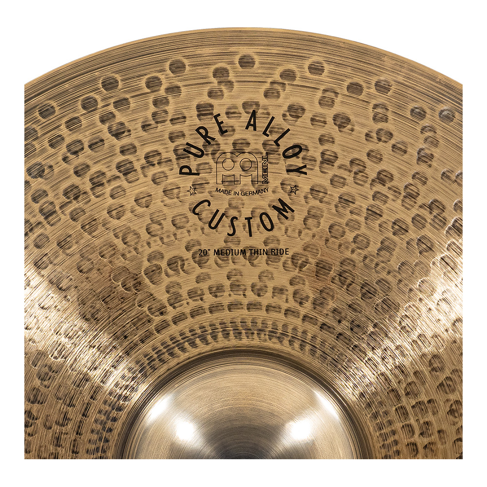 市場 送料無料 マイネル PAC20MTR MEINL Custom ライドシンバル Alloy Pure Series