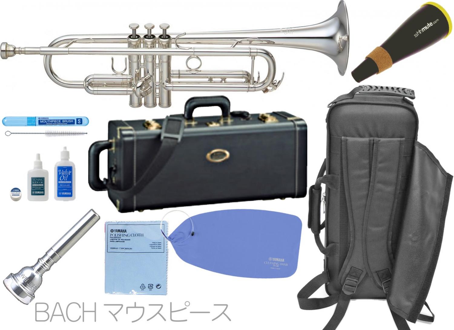 YAMAHA ヤマハ YTR-850GS トランペット 銀メッキ ゴールドブラス