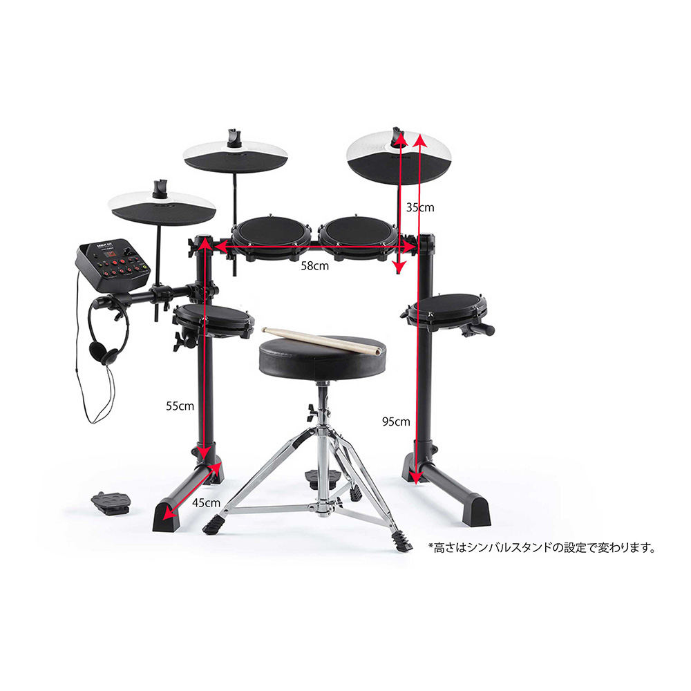 ALESIS ( アレシス ) DEBUT KIT 【 エレドラ 電子ドラム 】 送料無料 