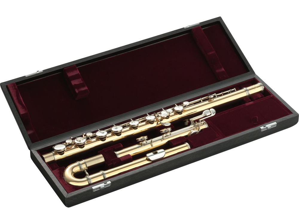 YAMAHA ヤマハ YFL-B441 バスフルート U字頭部管 ゴールドブラス