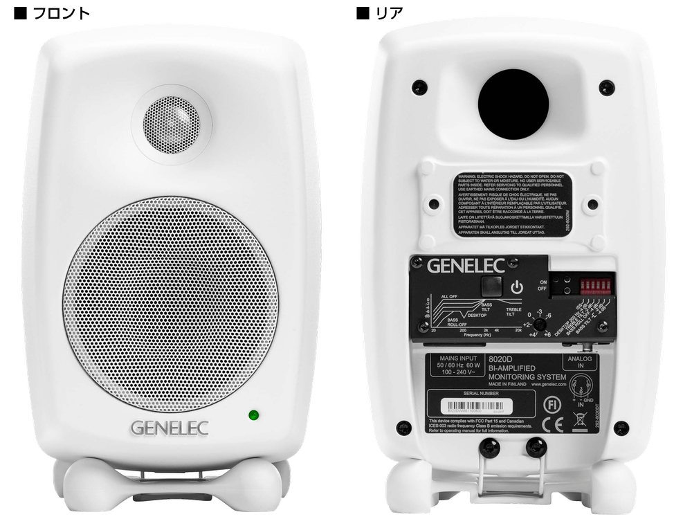 GENELEC ( ジェネレック ) 8020DWM (1本) ◇ ホワイト モニター
