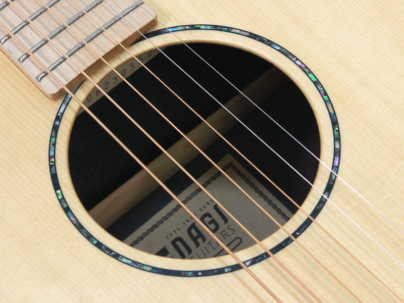 【使用少】NAGI GUITARS shiro [Acoustic Model] shiro mini | REGULAR MODEL | NAGI GUITARS