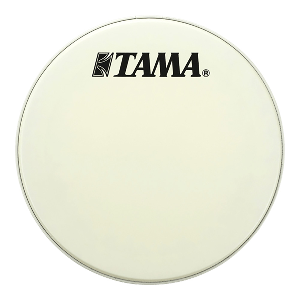 TAMA ( タマ ) White Coated Heads TAMA logo CT22BMSV バスドラム用フロントヘッド | ワタナベ楽器店  ONLINE SHOP