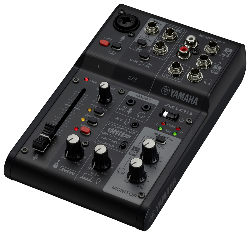 YAMAHA ヤマハ AG03MK2 Live Streaming Pack / Black【即納可能