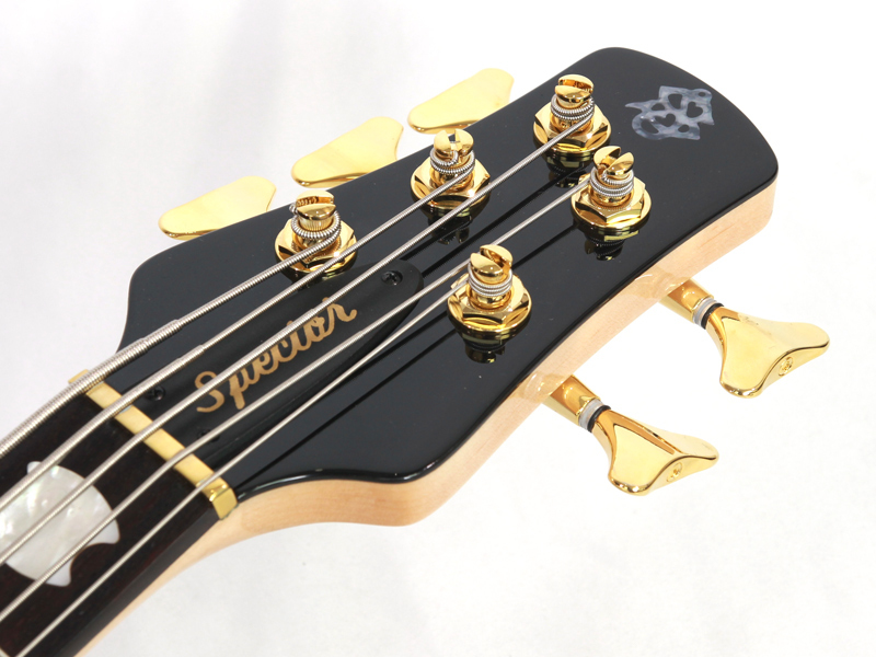 【美品】Spector 5弦ベース、希少メイプルネック・ケース付き・送料無料 SPECTOR EURO 5 LX Poplar Burl Natural Gloss ユーロスペクター