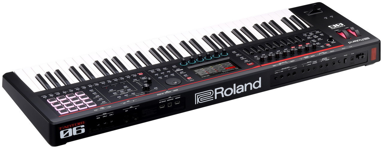 Roland FA-06 シンセサイザー キャリングケース・フットペダル付き 