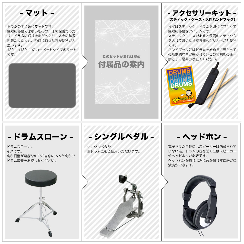 ローランド Roland TD-17KV-S および追加アイテムセット（追加シンバル