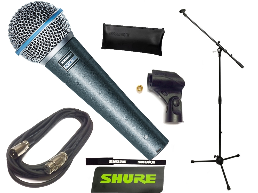 SHURE ( シュア ) BETA58A お手頃 マイクスタンドセット （XLR 