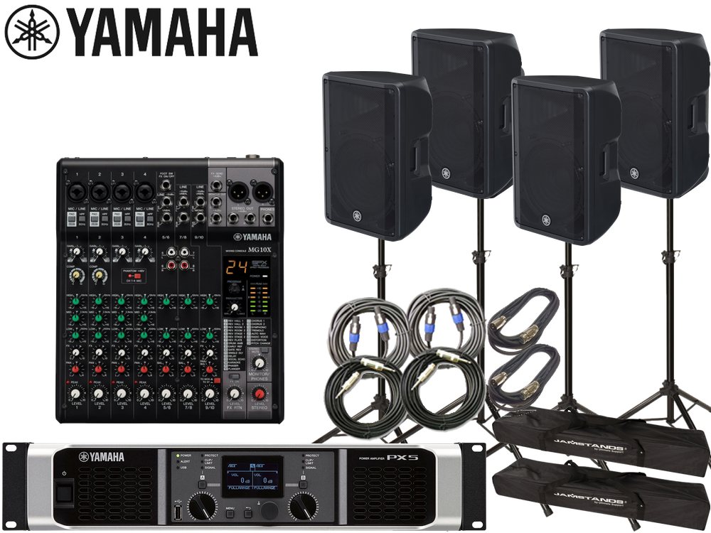 YAMAHA ヤマハ PA 音響システム スピーカー4台 イベントセット