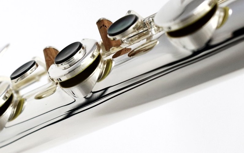 フルート 本体 ケース付き 銀メッキ J.michael銀フルート本体ケース付き楽器初心者セット