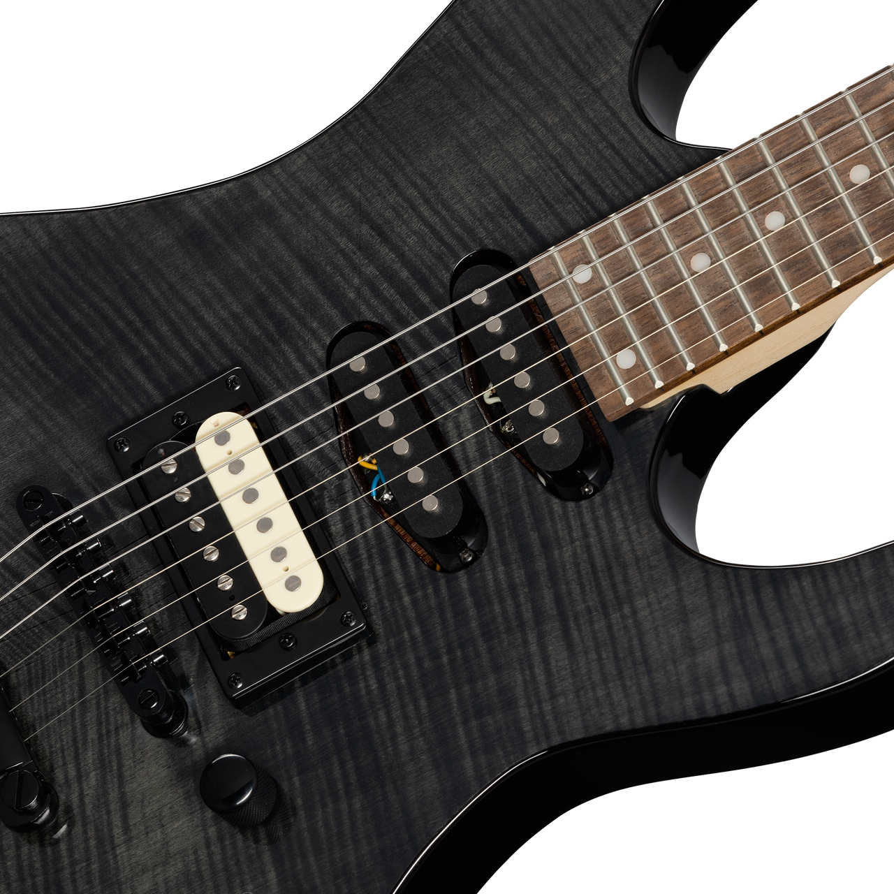 KRAMER クレイマー Striker Figured HSS Transparent Ebony