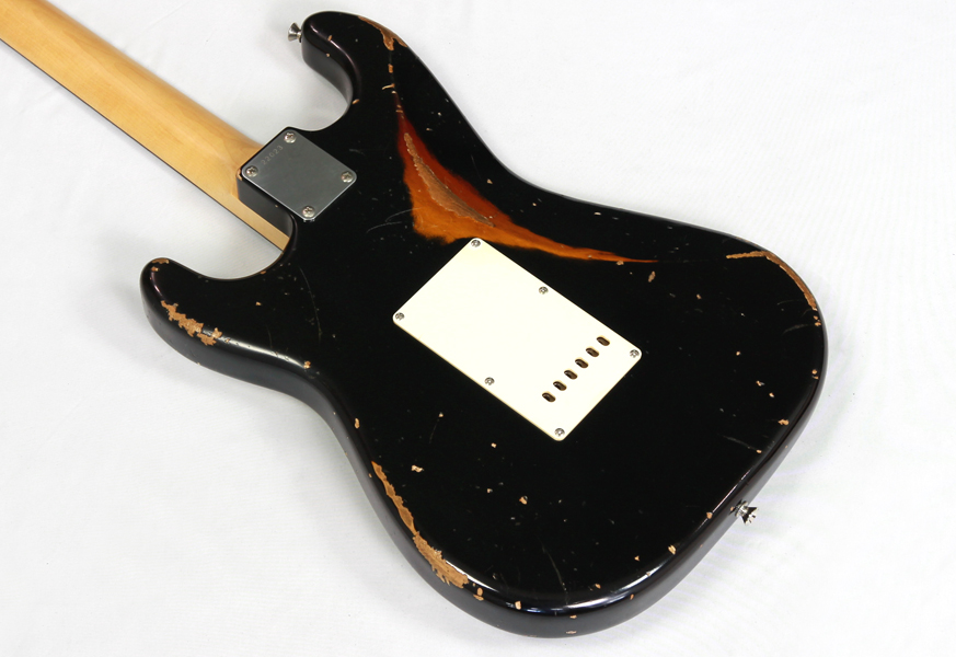 J.W.Black Guitars JWB-JP-S / Black over 3TS / Heavy Aged